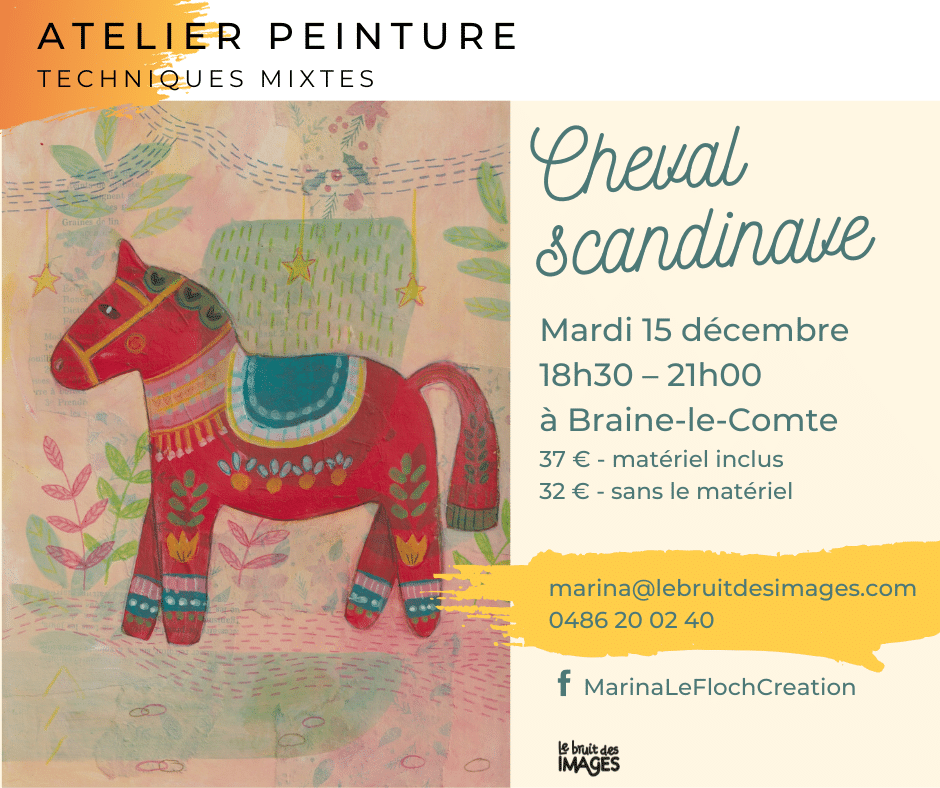Atelier peinture et collages, cours de peinture à Braine-le-Comte